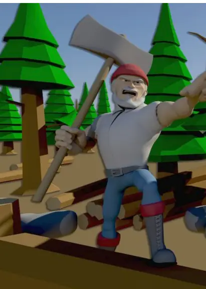 Original AAA logger illustration